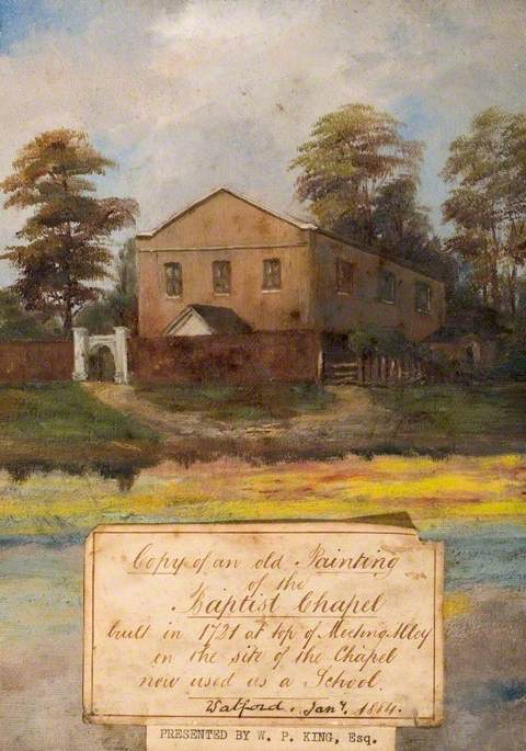 The Baptist Chapel, Watford, 1884, 