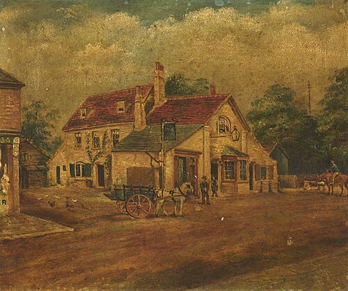 'Old Crown', Harlesden, 1885, 