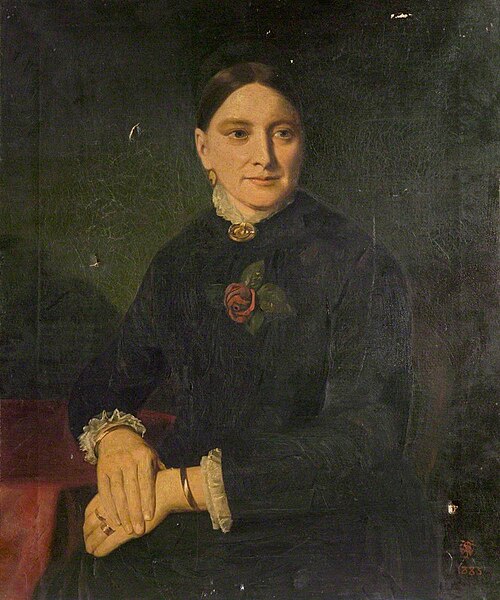 Mrs F. D. Robertson, née Kinder, Founder of the Nuneaton Chronicle, 1885, 