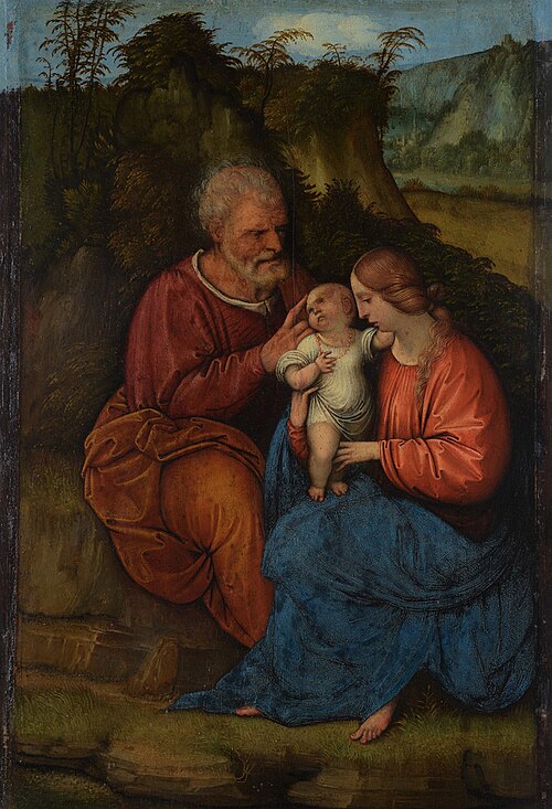 The Holy Family in Felsental, , 