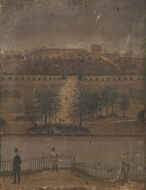 Corporation Park, Blackburn, 1889, 