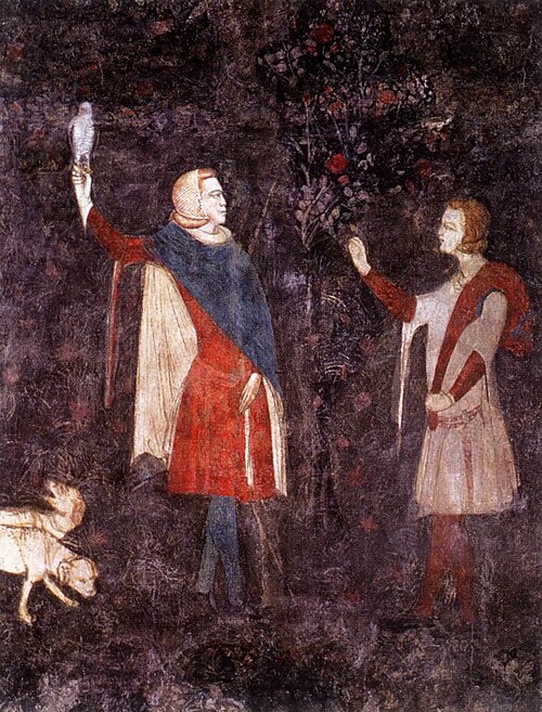 Scenes of Country Life: Falconry, 1343, 