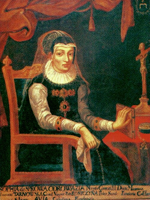 Portrait de Zofia Odrowąż (1537–1580)., 1570, 
