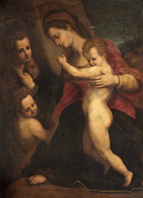 Madonna and Child with St John, 1510, 