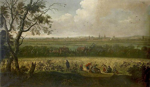 Oxford from the South-west, 1700, 