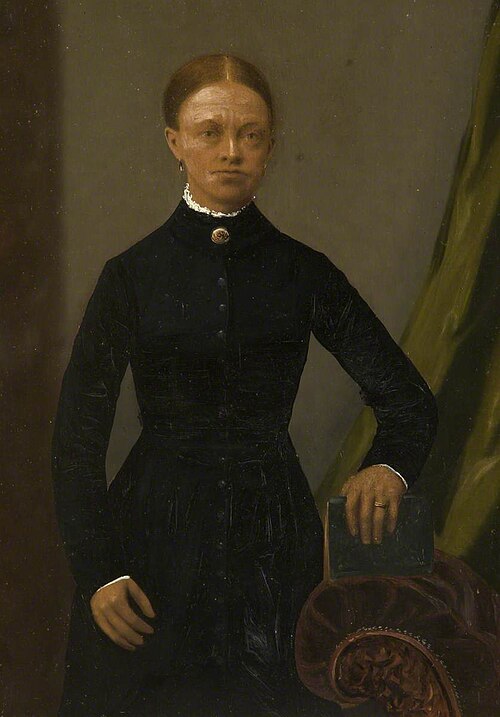 Portrait of a Woman in Black, 1877, 