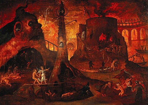 An Angel Leading a Soul into Hell, , 