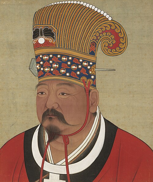 宋代帝半身像册-宋朝宣祖皇帝像, , 