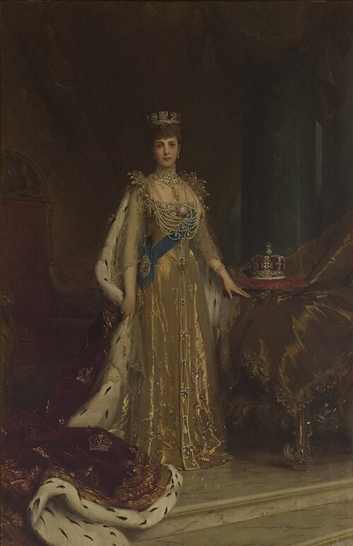 Alexandra of Denmark (1844–1925), Queen Consort of King Edward VII, 1905, 
