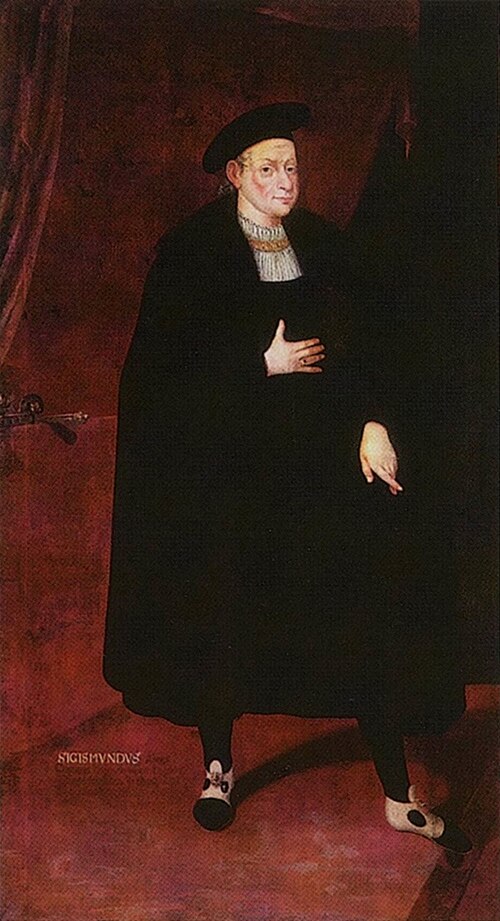 Portrait of Sigismund I from Głogów., 1650, 