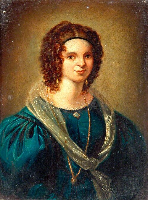 Daughter of a 7th Dragoon Guards Officer, 1829, 
