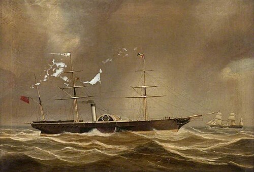 Steamship 'Pekin', 1850, 
