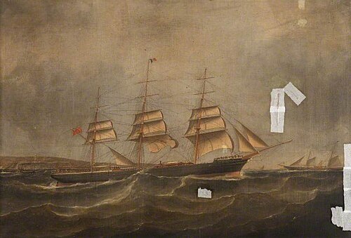 The Henderson Line Ship 'Ormaru' or 'Timaru', 1874, 