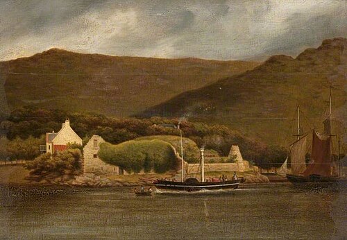 Dunglass Castle on the Clyde, 1825, 