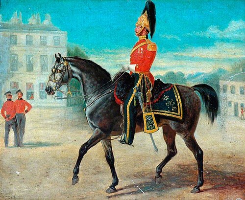 Major Gore, the 7th Dragoon Guards, 1850, 