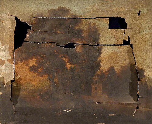 Landscape with Figures and a House*, 1850, 