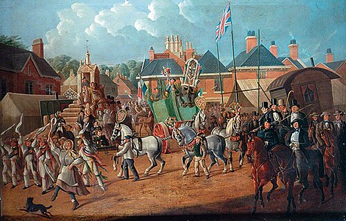The Rush-Bearers, Lymm, Cheshire, 1850, 