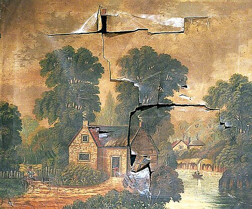 View of a Cottage in a Forest, 1825, 