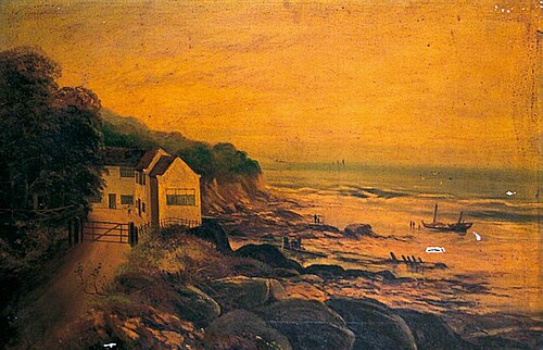 Coast Scene near Whitby, 1850, 