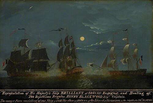 HMS 'Brilliant', 1800, 