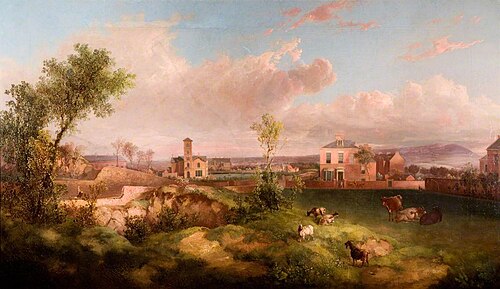 Bede Tower, Sunderland, 1850, 