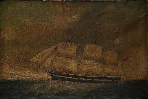 Barque 'Indian', 1850, 