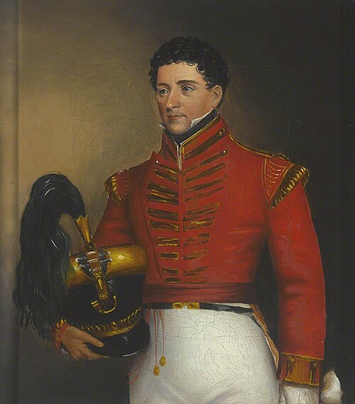 Captain Charles de Beauvoir Chepmell, 53rd Regiment of Foot, 1829, 