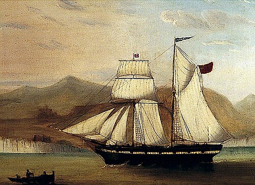 The Schooner 'London', Built at Chester in 1827, 1827, 