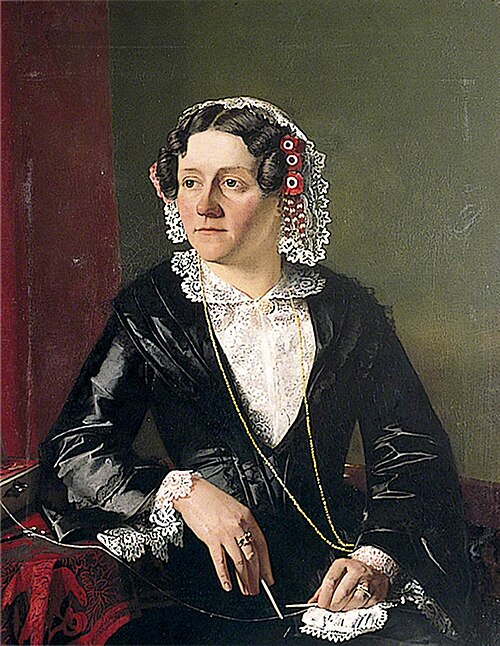 Marianne Barnfather Eagles in Middle Age, 1850, 
