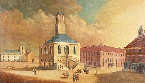 South Shields Market Place, 1800, 