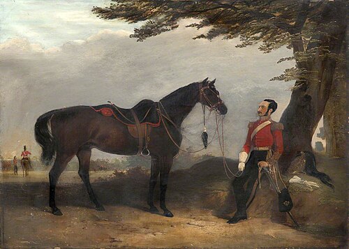 An Officer of the 3rd (Prince of Wales’s) Dragoon Guards, 1850, 