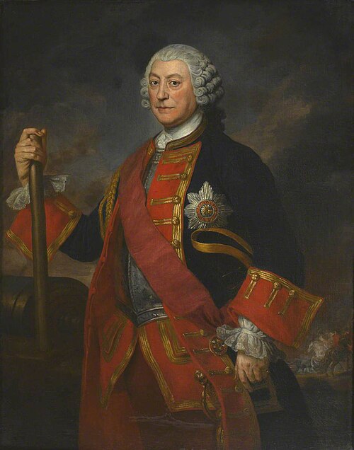 General Jean (or John) Louis (later Field Marshal, 1st Earl) Ligonier (1680–1770), in the Uniform of, 1754, 