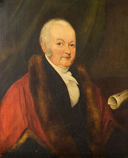 Sir Skears Rew (c.1761–1828), Mayor of Coventry (1815), 1822, 