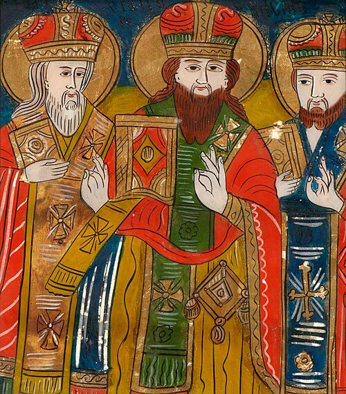 Icon with the Three Hierarchs, 1825, 