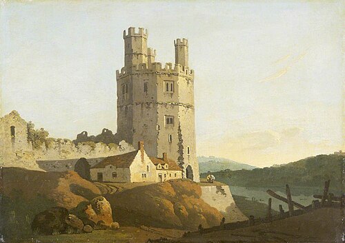 Caernarvon Castle, the Eagle Tower, 1800, 