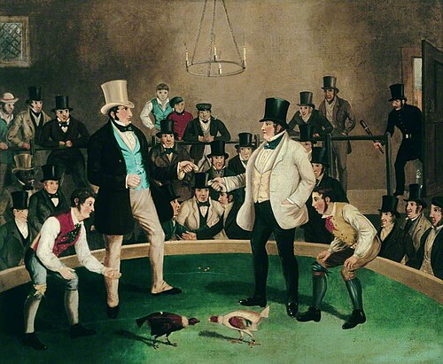 The Cock Fight, 1850, 