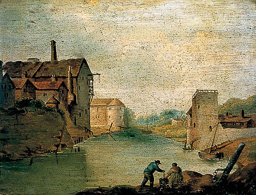 Lendal Ferry, York, 1800, 