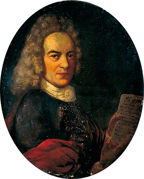 Portrait of an Unknown Bewigged Man Holding a Paper, 1700, 