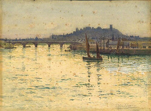 River Scene, 1880, 