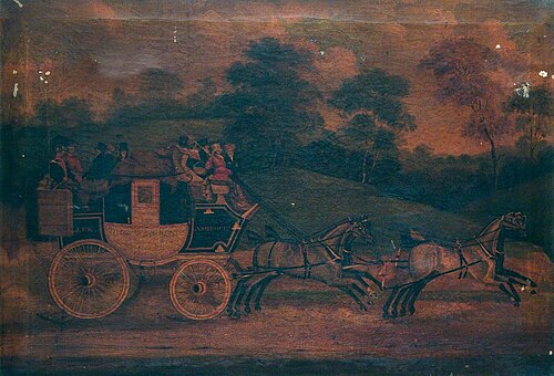 The Ashbourne Coach, 1800, 