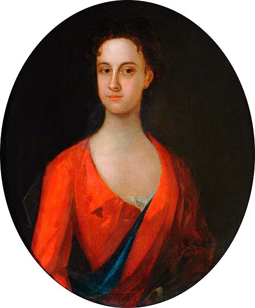 Portrait of an Unknown Lady in a Red Dress (possibly a Miss Fairfax), 1700, 