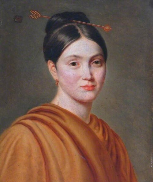 Portrait of a Lady with a Hairpin in the Form of an Arrow, 1850, 