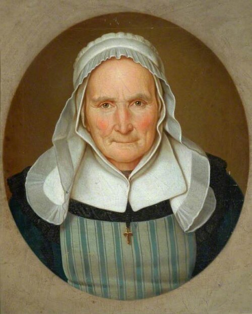 Portrait of an Elderly Woman in Peasant Costume, 1825, 