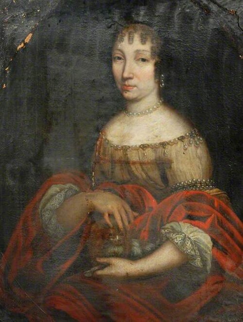 Portrait of a Lady Holding a Dog, 1700, 