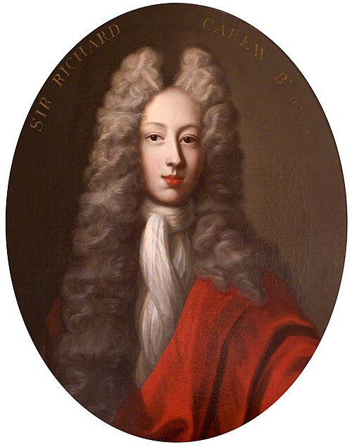 Sir Richard Carew (1684–1703), 4th Bt, 1700, 