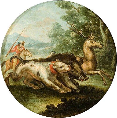 Hunting Scene, 1700, 