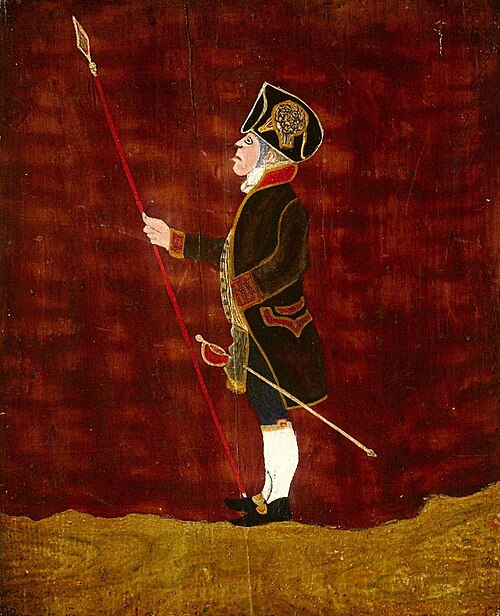 Captain Cooke (1765–1841), Chief of the Exeter Javelin Men, 1826, 