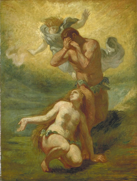 The Expulsion of Adam and Eve from Paradise, 1842, 