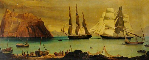 Ships off Gibraltar, 1800, 