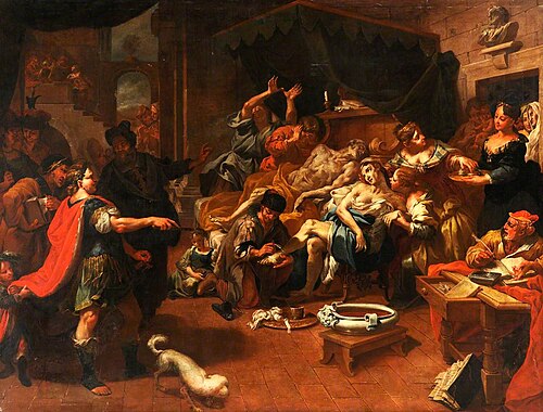 After the Suicide of Seneca the Younger, the Emperor Nero Orders the Arrest of the Suicide of Seneca, 1750, 